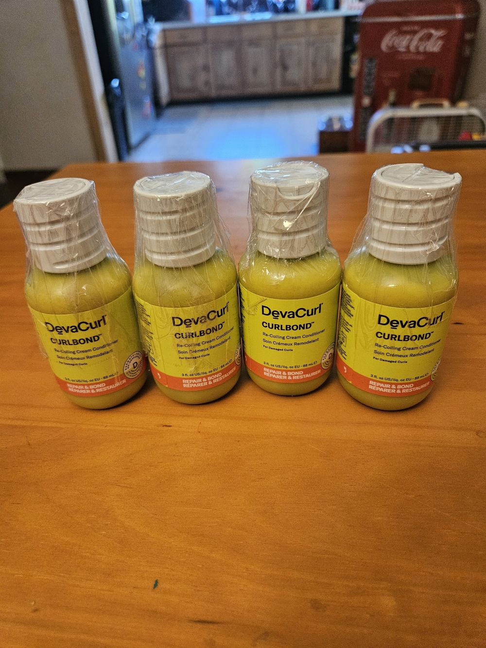 DevaCurl Curlbond Re-Coiling Cream Conditioner - Set Of 4 3 Oz Bottles
